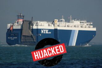 galaxy leader ship hijacked भारत आ रहा जहाज हाईजैक : चालक दल समेत 25 लोग बंधक